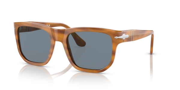 Persol 3306S Striped Brown Light Blue 52