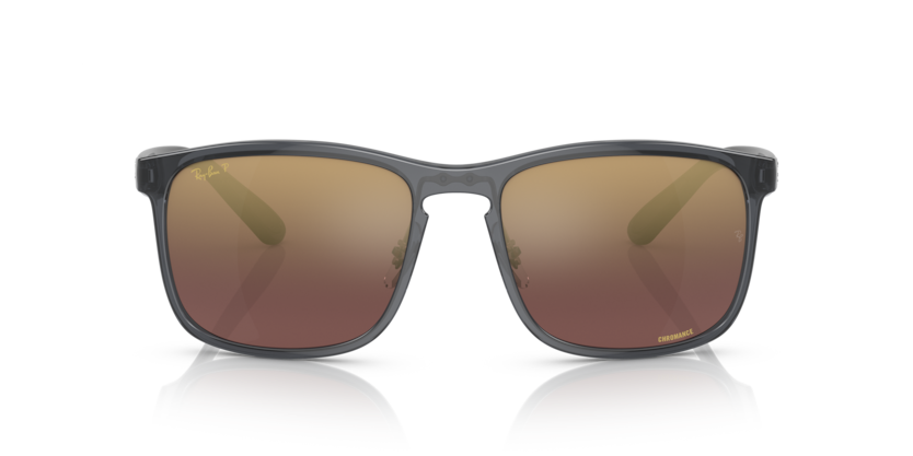 Ray Ban 4264 Grey w Purple Mirror Gold Polar