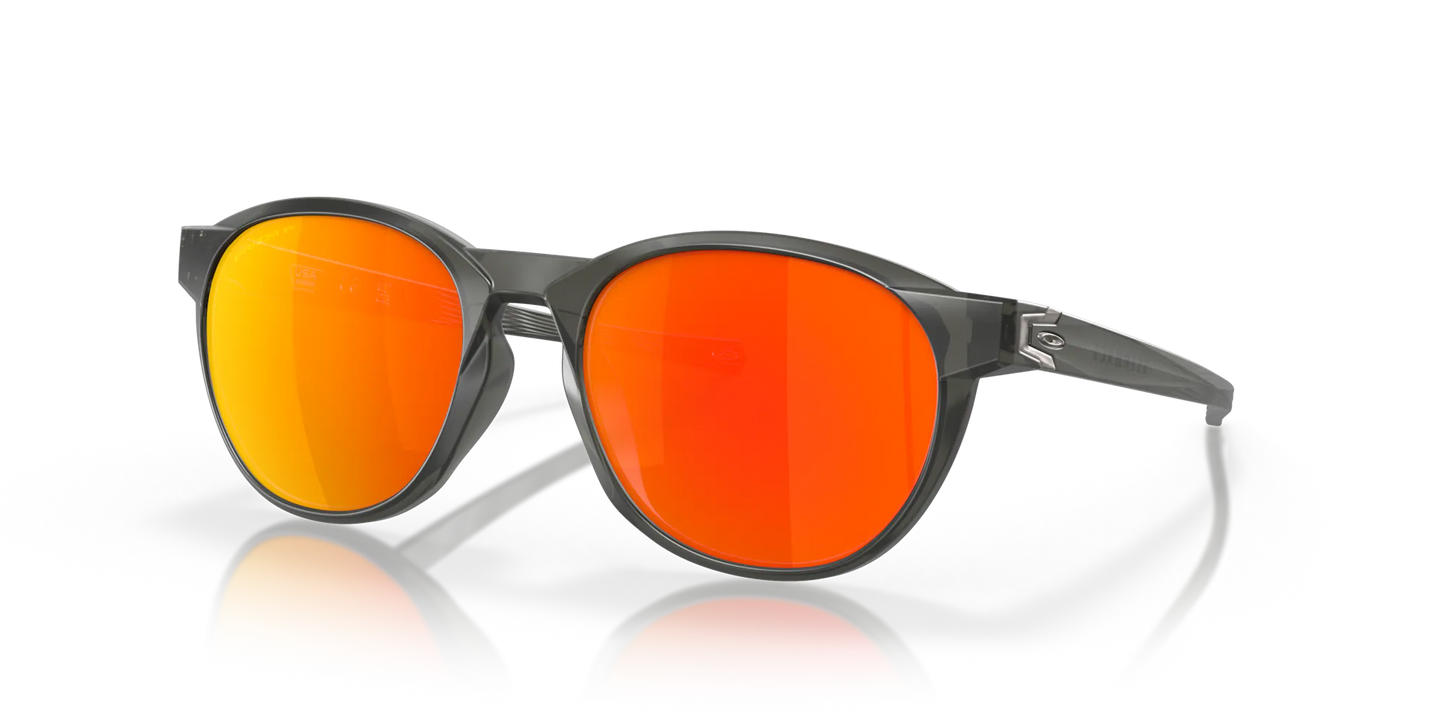 Oakley Reedmace Matte Grey Smoke-Prizm Ruby Polar 54