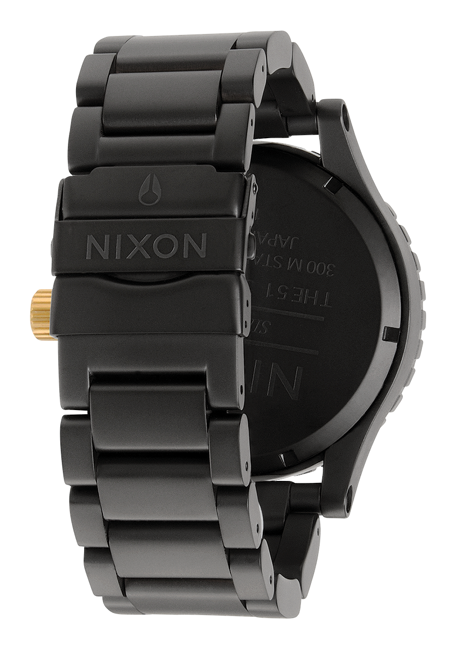 Nixon 51-30 Chrono Matte Black/Gold