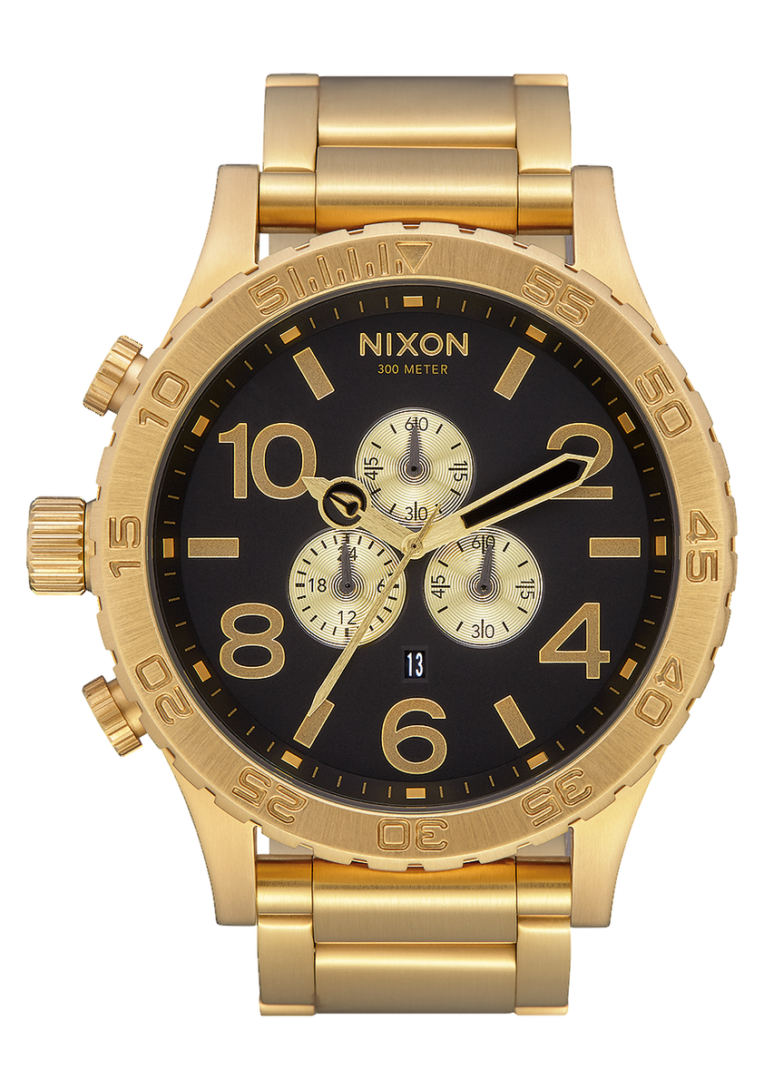 Nixon black outlet gold