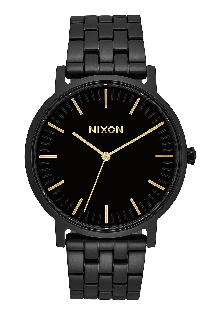Nixon Porter All Black / Gold