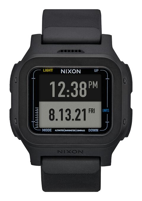 Nixon regulus shop all black