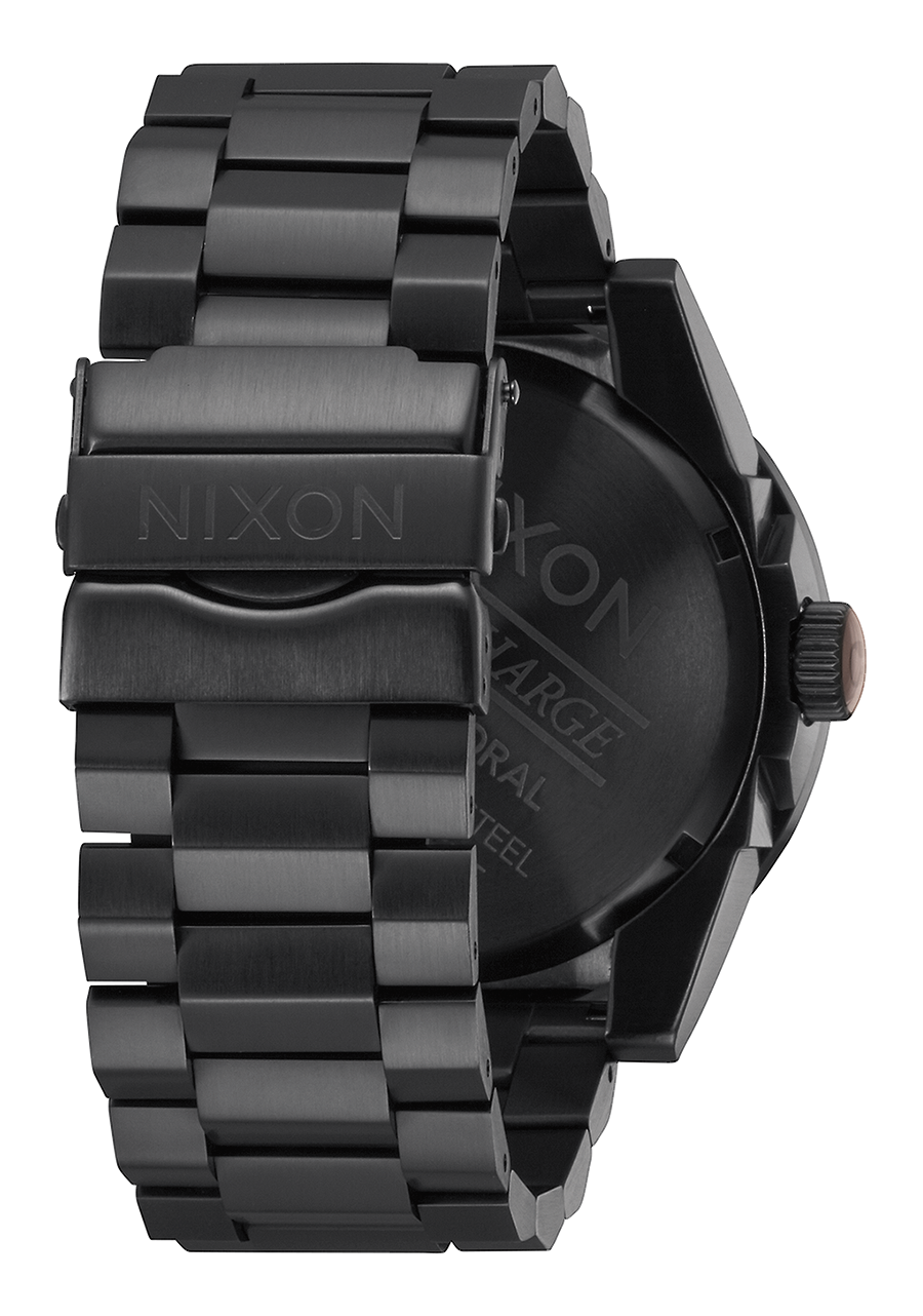 Nixon Corporal All Black/Rose Gold