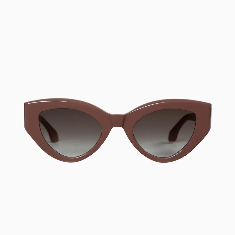 Valley Bones Ash Rose W Black Metal Trim/Brown Grad