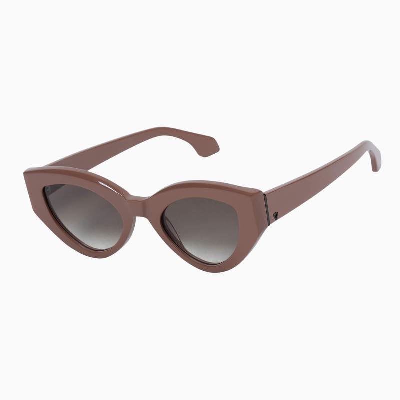 Valley Bones Ash Rose W Black Metal Trim/Brown Grad