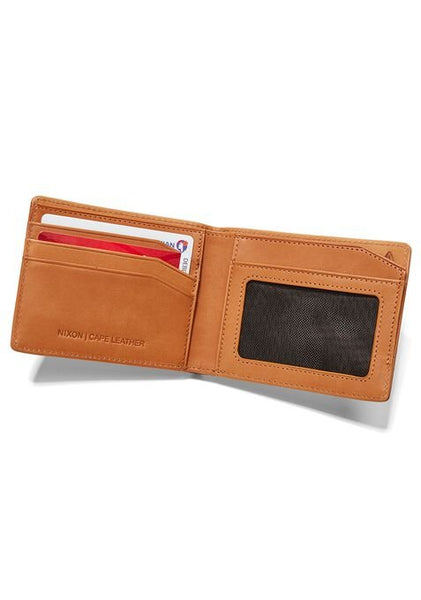 Nixon Cape Leather Wallet Brown