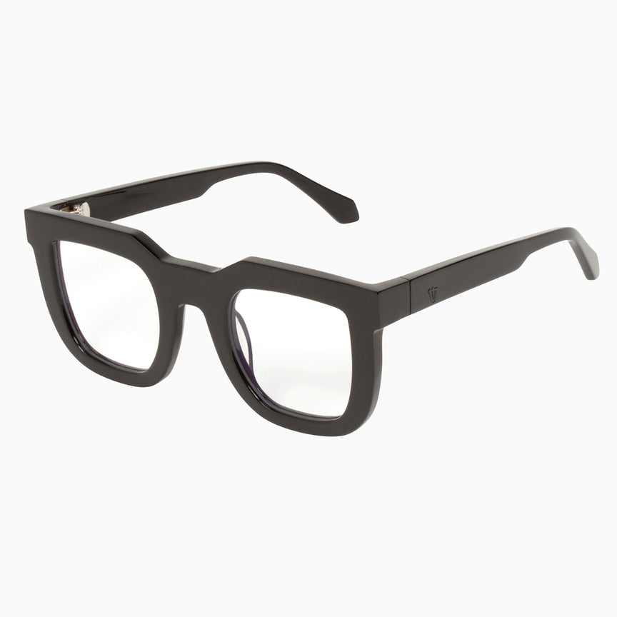 Valley Mastoid Gloss Black / Blue Blocker Lens