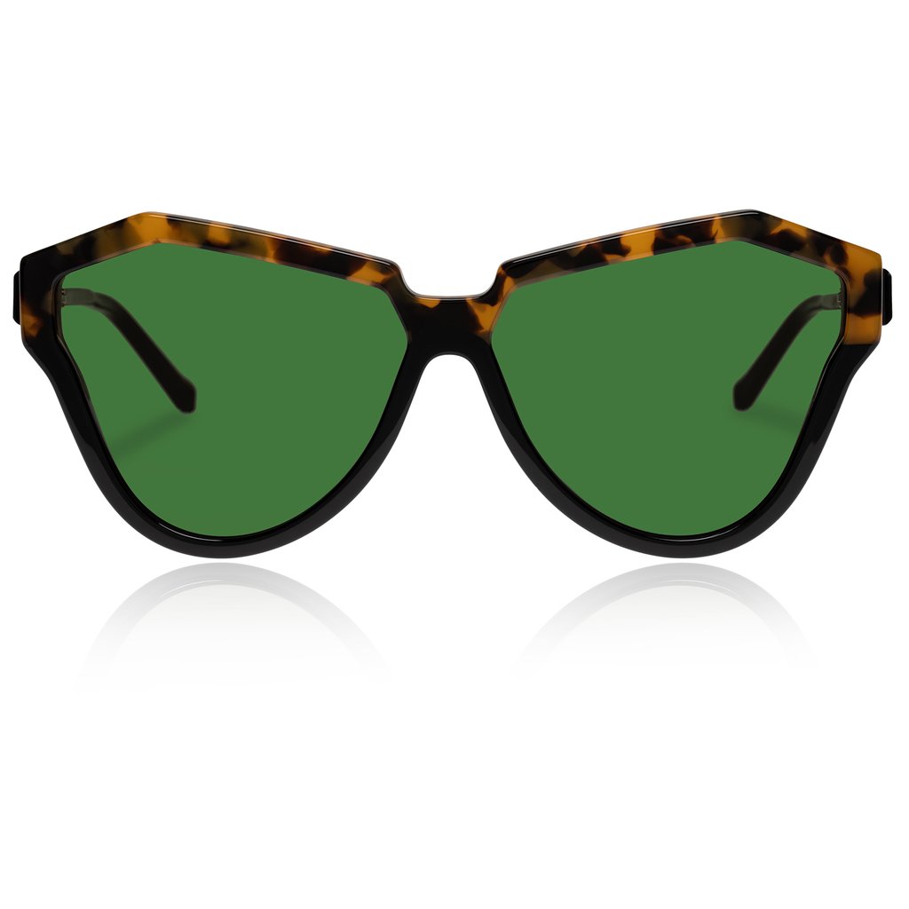 Karen Walker One Hybrid B Crazy Tort Green