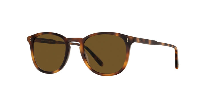 Garrett Leight Kinney Sun Matte Dark Tortoise/Brown Polar 49