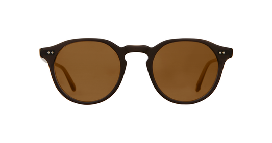 Garrett Leight Royce Sun 47 BOT-Semi-Flat Pure Brown