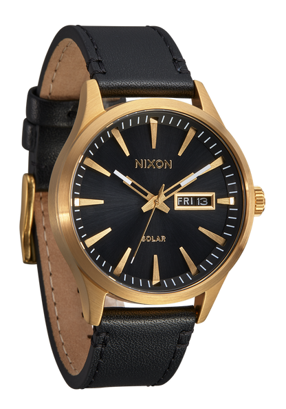 Nixon Sentry Solar Leather