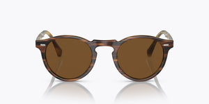 Oliver Peoples Gregory Peck 1962 Amaretto/Striped Honey Brown Polar