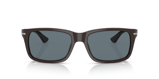 Persol 3048S Solid Brown w/ Dark Blue Polar 58