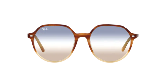 Ray Ban  2195 Thalia Gradient Light Brown Havana w Clear Gradient Blue 55