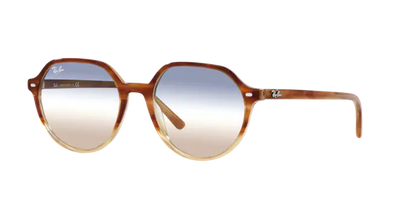 Ray Ban  2195 Thalia Gradient Light Brown Havana w Clear Gradient Blue 55