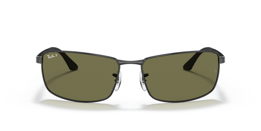 Ray Ban 3498 Black w Green Polar 64