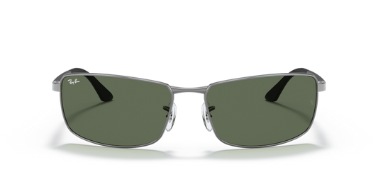 Ray Ban 3498 Gunmetal w Dark Green