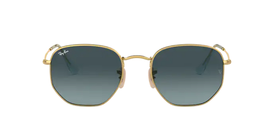 Ray Ban 3548N Gold/Blue Gradient Grey