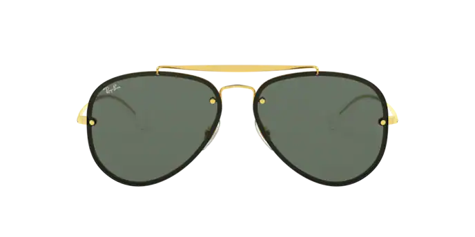 Ray Ban 3584N Blaze Aviator Gold/Black/G15 61