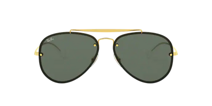 Ray Ban 3584N Blaze Aviator Gold/Black/G15 61