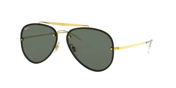 Ray Ban 3584N Blaze Aviator Gold/Black/G15 61