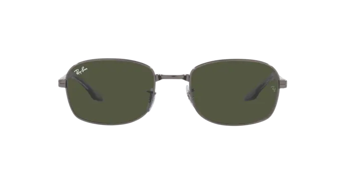 Ray Ban 3690 Gunmetal w/ Green 54