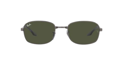 Ray Ban 3690 Gunmetal w/ Green 54