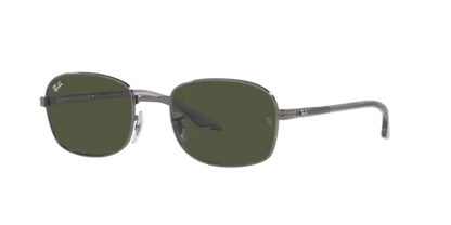 Ray Ban 3690 Gunmetal w/ Green 54
