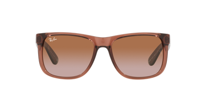 Ray Ban 4165 Justin Transparent Light Brown w Gradient Brown