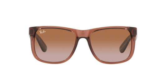 Ray Ban 4165 Justin Transparent Light Brown w Gradient Brown