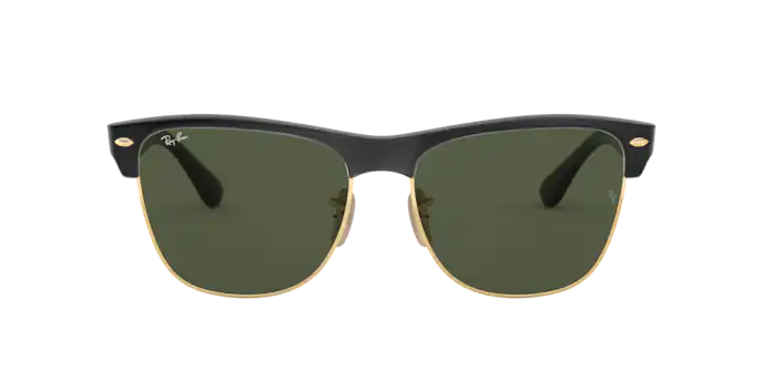 Ray Ban 4175 Oversized Clubmaster Demi Gloss Black/Arista/G15