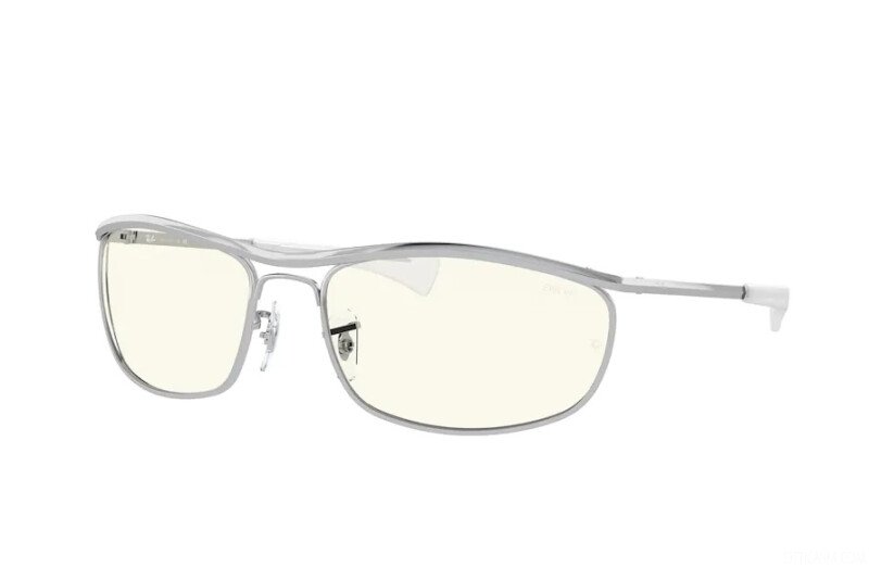 Ray Ban 3119 Olympian Deluxe Silver Photo Grey-Blue light