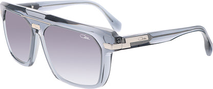 Cazal 8040 Large Shield Crystal Grey/Silver