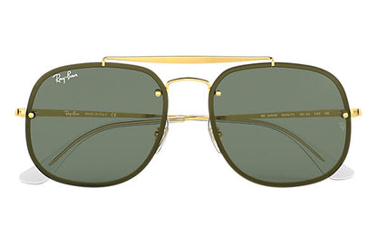 Ray Ban 3583 Frameless Aviator Gold/Black 58