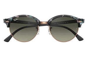 Ray Ban 4246 Clubround Spotted Grey Green/Grey Gradient 53