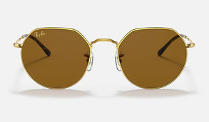 Ray Ban 3565 Jack Legend Gold w Brown 53