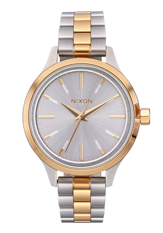 Nixon Optimist Watch - Silver/Gold
