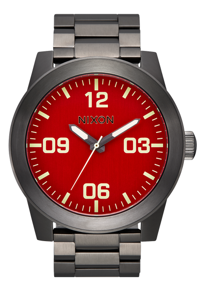 Corporal SS Red / Gunmetal