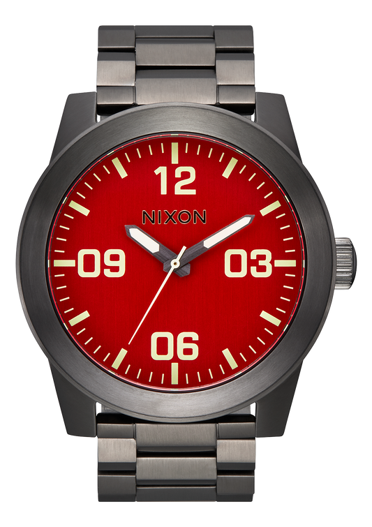 Corporal SS Red / Gunmetal