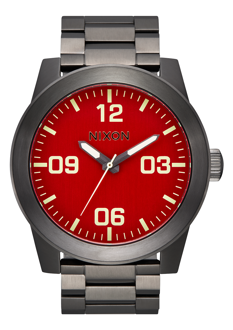 Corporal SS Red / Gunmetal