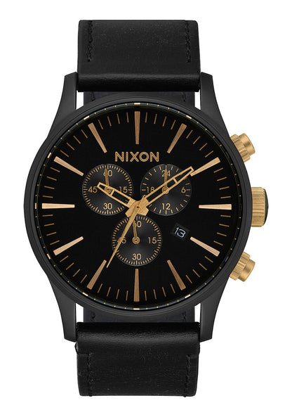 Nixon Sentry Chrono Leather