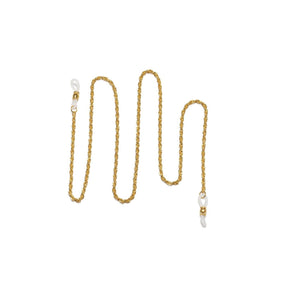 Le Specs chain Gold Hollow Rope
