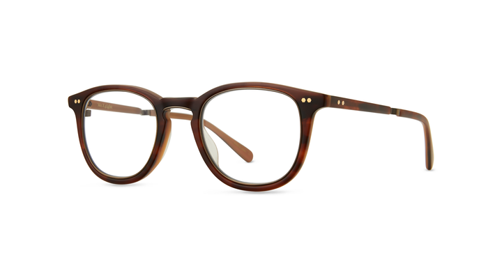 Mr. Leight Coopers C 46 Matte Honey Laminate - Antique Gold Optical