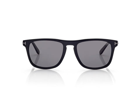  Sunglasses Tom Ford FT 0751 -F-N 01A Shiny Black/Smoke