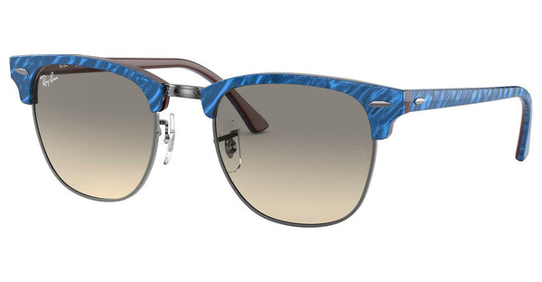 Ray Ban 3016 Clubmaster Wrinkled Blue/Brown/Grey Gradient