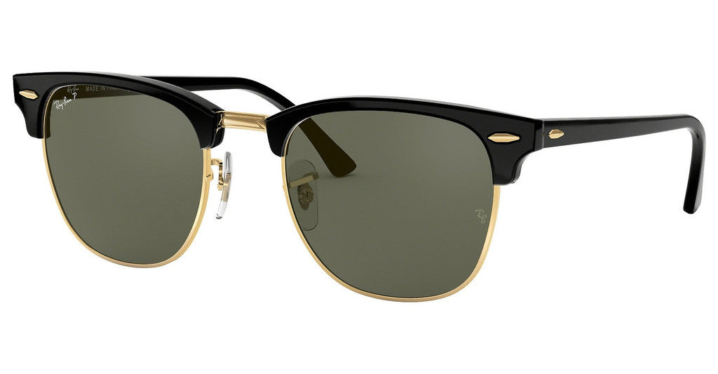 Ray Ban 3016 Clubmaster Black/G15 Polar