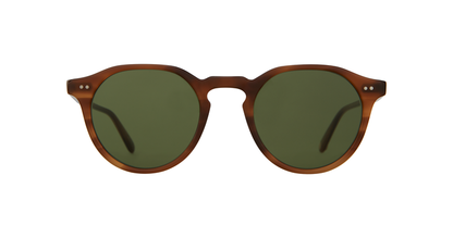 Garrett Leight Royce Sun 47 Saddle Tort-Semi-Flat Pure Green