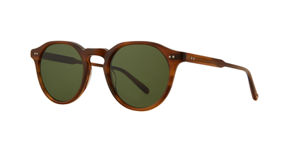 Garrett Leight Royce Sun 47 Saddle Tort-Semi-Flat Pure Green