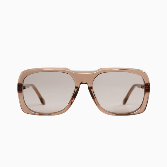 Valley Memoir Transparent Mocha/Rose Gold Trim/Brown Lens